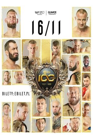 KSW 100: Khalidov vs. Bartosinski's poster