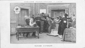 Lady Barrister's poster