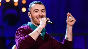 Sam Smith at the BBC's poster