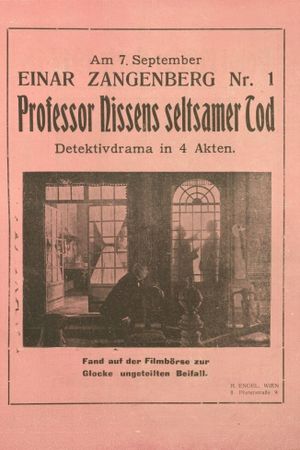 Professor Nissens seltsamer Tod's poster