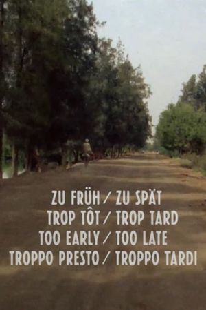 Too Early/Too Late's poster