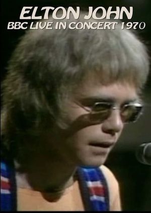 Elton John In Concert BBC 1970's poster