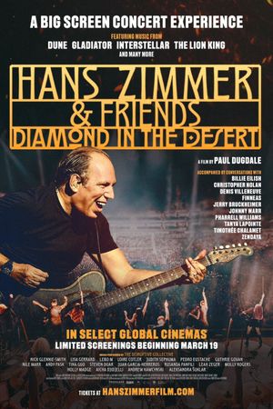 Hans Zimmer & Friends: Diamond in the Desert's poster