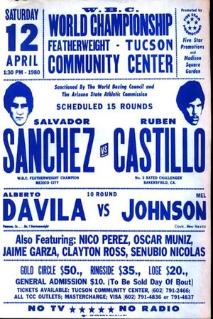 Salvador Sanchez vs. Ruben Castillo's poster