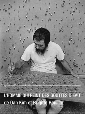 L'homme qui peint des gouttes d'eau's poster