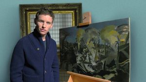 War Art with Eddie Redmayne's poster