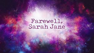 Farewell, Sarah Jane's poster