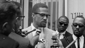Malcolm X, la justice quel qu'en soit le prix's poster