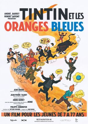 Tintin and the Blue Oranges's poster