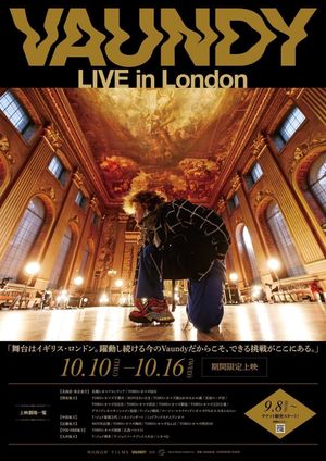 Vaundy LIVE in London's poster