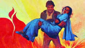 The Burning Train's poster