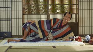 Flea-picking Samurai's poster