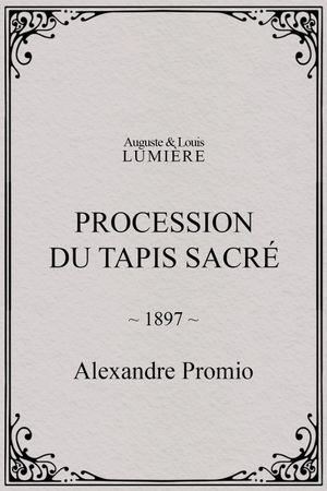Procession of the sacred carpet's poster