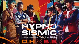 Hypnosis Mic: Division Rap Battle - Rule the Stage [Dotsuitare Hompo vs Buster Bros!!!]'s poster