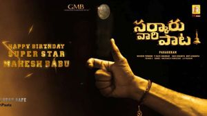 Sarkaru Vaari Paata's poster