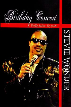 Stevie Wonder - Live at Wembley Stadium - London England 1989's poster