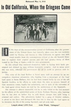 In Old California When the Gringos Came's poster image