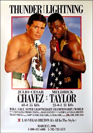 Julio César Chávez vs. Meldrick Taylor I's poster