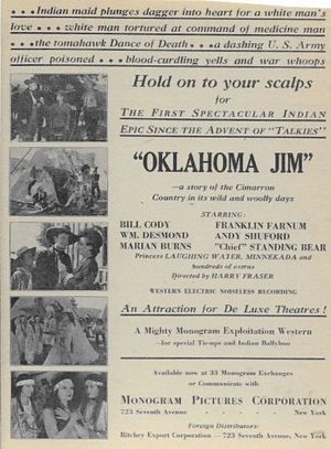 Oklahoma Jim's poster