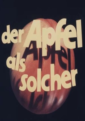 Der Apfel als solcher's poster