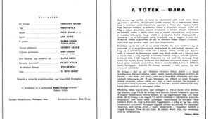Örkény István: Tóték's poster