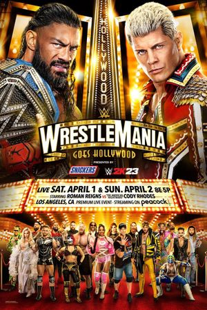 WWE WrestleMania 39 Saturday's poster