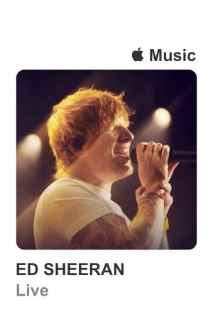 Apple Music Live: Ed Sheeran's poster