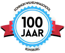 100 jaar Wilhelmina school's poster