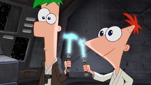 Phineas and Ferb: Star Wars's poster