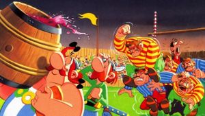 Asterix in Britain's poster