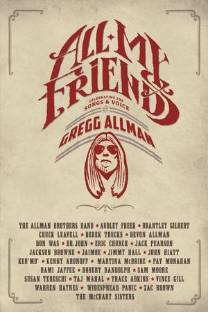 All My Friends - Celebrating the Songs & Voice of Gregg Allman's poster