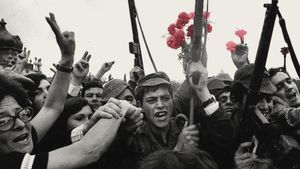 Portugal - Carnations against Dictatorship's poster