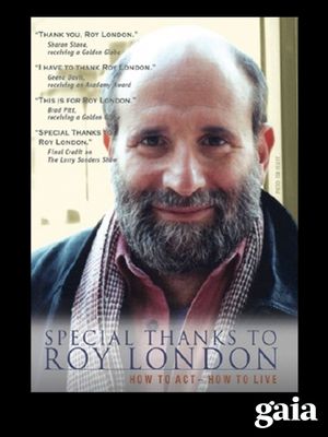 Special Thanks to Roy London's poster