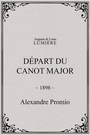 Départ du canot major's poster