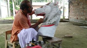 Mask Art of Majuli's poster