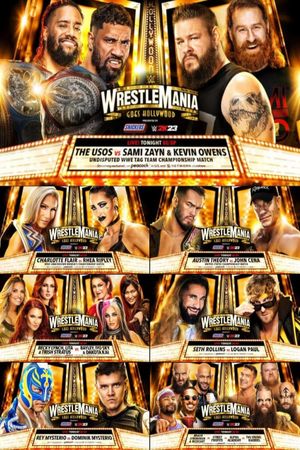 WWE WrestleMania 39 Saturday's poster