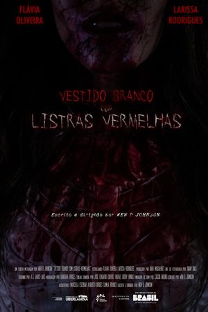 Vestido Branco com Listras Vermelhas's poster