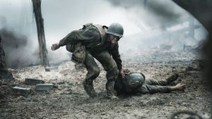 Hacksaw Ridge's poster