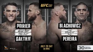 UFC 291: Poirier vs. Gaethje 2's poster