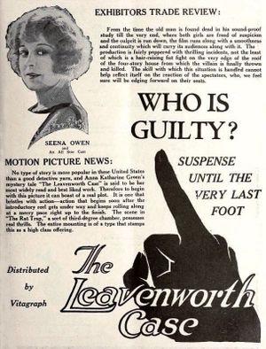 The Leavenworth Case's poster