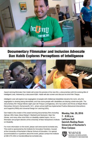 Intelligent Lives's poster