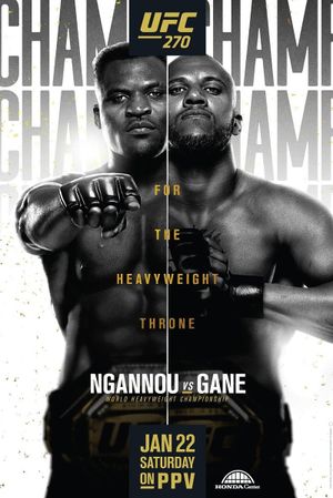 UFC 270: Ngannou vs. Gane's poster