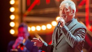 Tom Jones at 80's poster