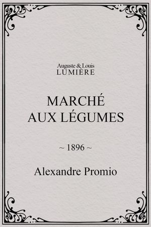 Marché aux légumes's poster