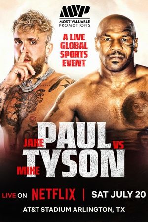 Jake Paul vs. Mike Tyson's poster