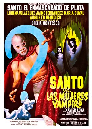 Santo vs. the Vampire Women's poster