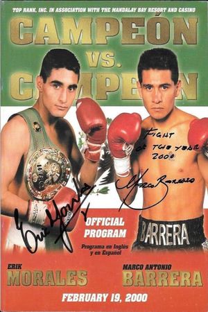 Marco Antonio Barrera vs. Erik Morales I's poster