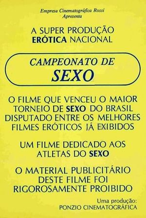 Campeonato de Sexo's poster