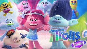 Trolls Holiday's poster