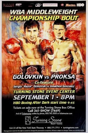 Gennady Golovkin vs. Grzegorz Proksa's poster